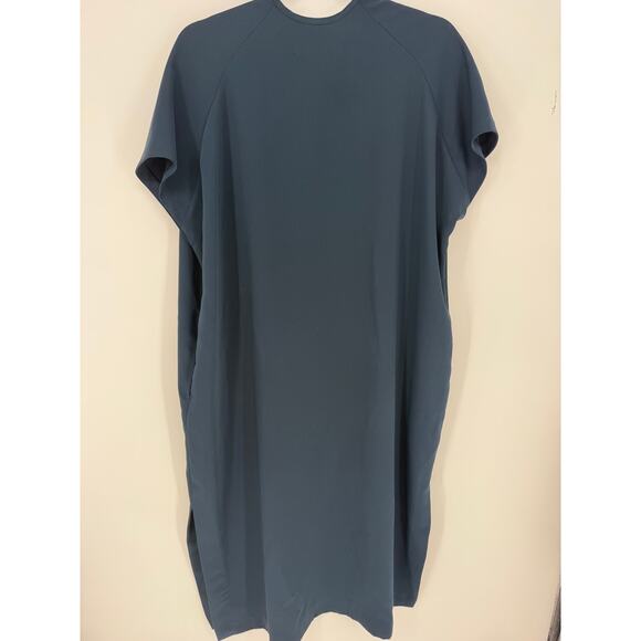 Roucha DiDonna Dress in Navy Oversized Slouchy Long Side Slits Size C US 12/14 - Picture 5 of 8